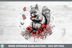 GorgeousRed Drips Wind Spinner design.