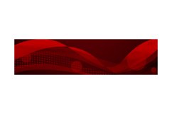 Red dynamic wavy and grunge halftone banner &amp; poster design Product Image 1