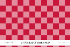 Christmas Vibes Checkered Digital Pattern Product Image 5