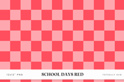School Days Checkered Digital Pattern Product Image 10