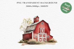 Red Farm Barn Landscape Field House Watercolor Clipart PNG  Transparent Print for invitation t-shirt designs sublimation kids printable digital  watercolor red old farm barn house png, landscape clipart, Farm life jpeg sublimation clip art