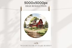 Red Farm Barn Landscape Field House Watercolor Clipart PNG  Transparent Print for invitation t-shirt designs sublimation kids printable digital watercolor red old farm barn house png, landscape clipart, Farm life jpeg sublimation clip art