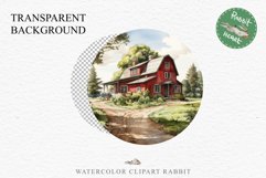 Red Farm Barn Landscape Field House Watercolor Clipart PNG  Transparent Print for invitation t-shirt designs sublimation kids printable digital watercolor red old farm barn house png, landscape clipart, Farm life jpeg sublimation clip art