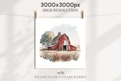 Red Farm Barn Landscape Field House Watercolor Clipart PNG  Transparent Print for invitation t-shirt designs sublimation kids printable digital watercolor red old farm barn house png, landscape clipart, Farm life jpeg sublimation clip art