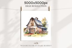 red Farm Barn Landscape House Field House Watercolor Clipart PNG  Transparent Print for invitation t-shirt designs sublimation kids printable digital watercolor red white old farm barn house png, landscape clipart, life jpeg sublimation clip art