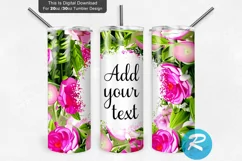Tumbler Red Rose,Floral Sublimation,Sublimation Tumbler,Tumbler Seamless,red rose tumbler,red floral tumbler,add your own text,20 oz skinny tumbler,tumbler sublimation,rose tumbler wrap,red gold roses,watercolor floral,sublimation design