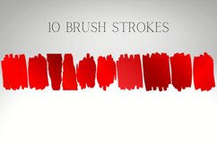 Red Glam Brush Strokes Product Image 1