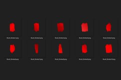 Red Glam Brush Strokes Product Image 2