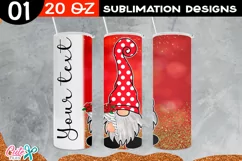  Valentines Day 20 Oz Skinny Tumbler Sublimation