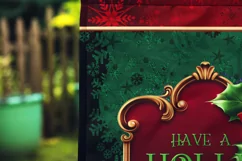 Have a Holly Jolly Christmas, 12x18 Christmas Garden Flag Product Image 2