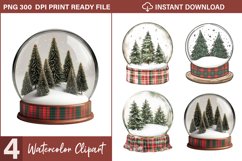 Red And Green Plaid Christmas Exquisite Clipart Product Image 1