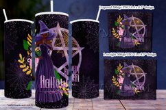 Halloween Witch Purple Pentgram 20oz Tumbler, Red Hair Product Image 2