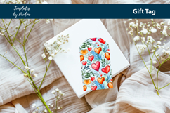 Red Heart  Printable Heart Product Label