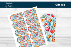 Red Heart  Printable Heart Product Label