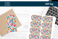 Red Heart  Printable Heart Product Label