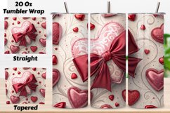 Red hearts print, cherry pattern wrap, fun tumbler wrap, printable craft wrap, cute cherry design