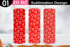 Valentines day 20 Oz Skinny Tumbler sublimation Bundle Vol 1 Product Image 5