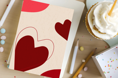 Red hearts flyers|Romantic cards Product Image 3