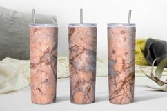 Red Marble Sublimation Tumbler Designs, 20oz Skinny Tumbler Product Image 1