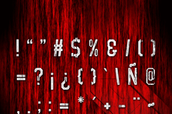 Red out reloaded font Product Image 3