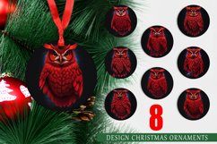 Christmas Ornaments Red Owl Product Image 1