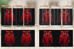 Glass Can Wraps Red Owl Product Image 4