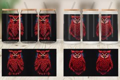 Glass Can Wraps Red Owl Product Image 5