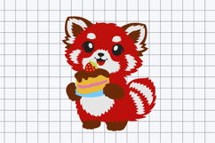 Red Panda 3D SVG Product Image 3