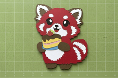 Red Panda 3D SVG Product Image 4