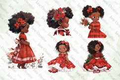 Red Plaid Christmas African Girl Bundle Product Image 5