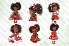 Red Plaid Christmas African Girl Bundle Product Image 4