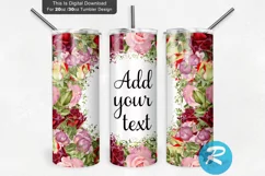 red rose tumbler,red floral tumbler,add your own text,20 oz skinny tumbler,tumbler sublimation,rose tumbler wrap,red gold roses,watercolor floral,sublimation design,floral tumbler wrap,Add name tumbler,tumbler template,mothers day tumbler,tumbler sublimat