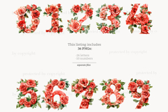 GlamArtZhanna, Red roses alphabet, Red roses letters, Red alphabet letters, Red letter printable, Red flower alphabet, Red flower letters, Valentines alphabet, Flower alphabet, Flower letters, Floral alphabet, Garden letters, Alphabet printable, Botanical