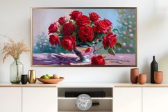Rose Frame TV Art, Valentine Frame TV art, rose wallpaper Product Image 4