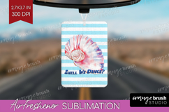 Red Seashell Nautical Air Freshener PNG Sea Quotes PNG Product Image 1