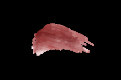 Red splash art watercolor brush stroke decorative graphic Product Image 2