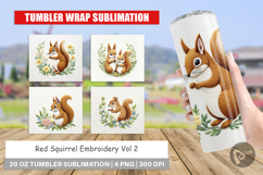 Tumbler Red Squirrel Product Image 1