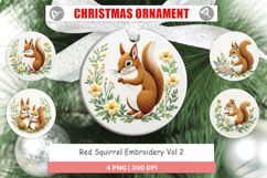 Ornament Red Squirrel Product Image 1