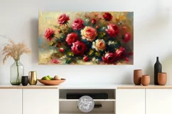 Red rose Frame TV art, Valentine Frame TV art, red roses Product Image 3