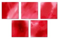 Red Watercolor 1 Digital Papers Product Image 2