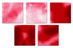 Red Watercolor 3 Digital Papers Product Image 2