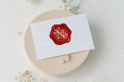Red Wax Seal Alphabet Clipart Bundle A-Z | Monogram Letters Product Image 3