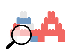 Red, White, and Blue Blocks Too Color Font Product Image 2