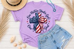Red White and Moo PNG, 4th of July Sublimation Design Product Image 2