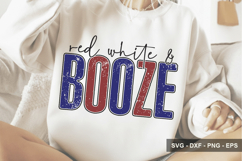 Red White And Booze - 4th Of July Design Product Image 1