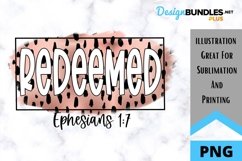 Christian Sublimation PNG - Redeemed Product Image 1