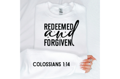 Redeemed and forgiven Sleeve SVG Design Product Image 3