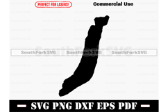 Redfish Lake Idaho Map SVG PNG DXF EPS PDF Product Image 1