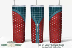 20 oz Tumbler Sublimation Design | Red Star Patriotic July 4 Product Image 2