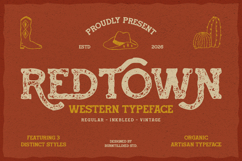 Redtown - Western Typeface Product Image 1